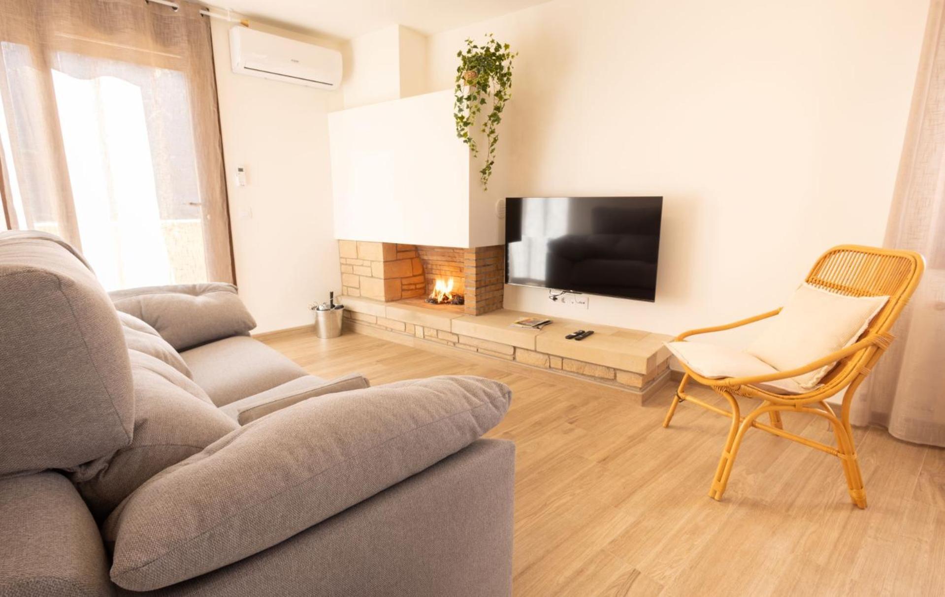 ベセイテEl Sueno Del Buho 3. Chimenea Y Terraza.アパートメント エクステリア 写真